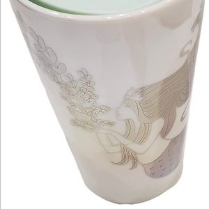Starbucks Ceramic Iridescent Mermaid Cup